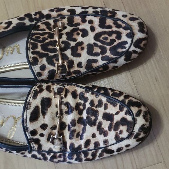 Sam Edelman Animal Print Cowhide Loafers 6.5 - Picture 2 of 7